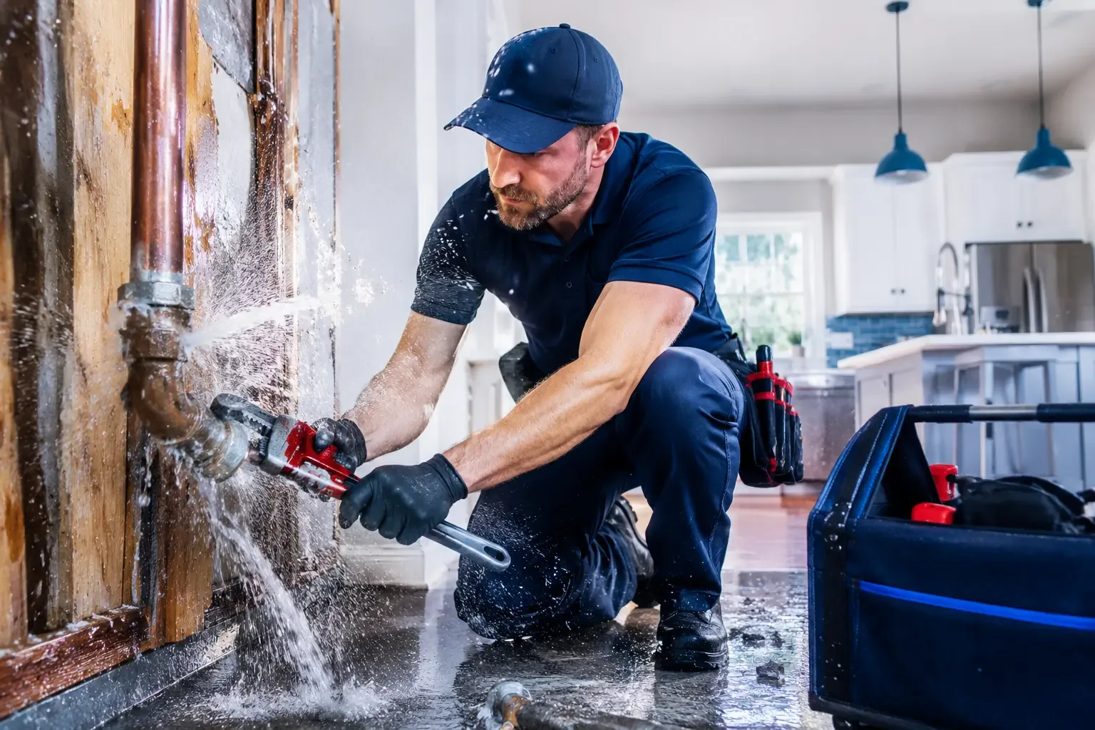 Local emergency pipe repair professionals in Byhalia, MS